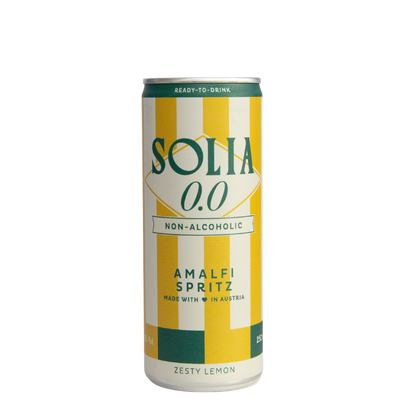 SOLIA 0.0 Amalfi Spritz 0,25-l-Dose Freisteller (transparenter Hintergrund)